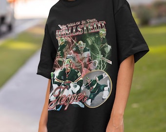 Chemise Jesper Wallstedt vintage Minnesota Wild NHL Fan Hockey Design Retro Bootleg Gift T-shirt graphique classique T-shirt unisexe en édition limitée