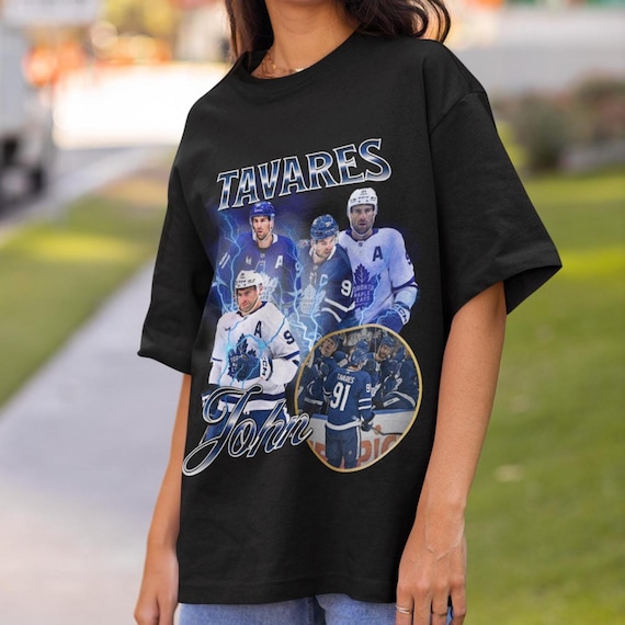 John Tavares Shirt Vintage 90s Toronto Maple Leafs NHL Hockey Design Retro Bootleg Gift Classic Graphic Tee Unisex T-Shirt Limited Edition