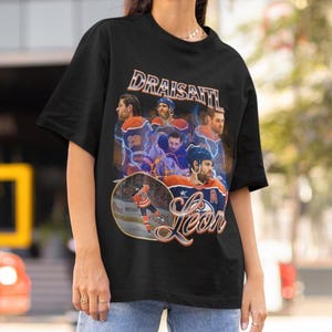 Leon Draisatil shirt vintage jaren 90 Edmonton Oilers NHL fan hockey ontwerp retro bootleg cadeau klassiek grafisch T-shirt uniseks T-shirt Limited Edition