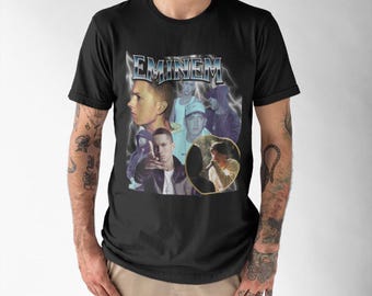 Eminem Slim Shady Marshall Mathers OFFICIAL Unisex T-Shirt Rap Rock Shirt Custom Vintage Gift Shirt 90's Rap Tee Style