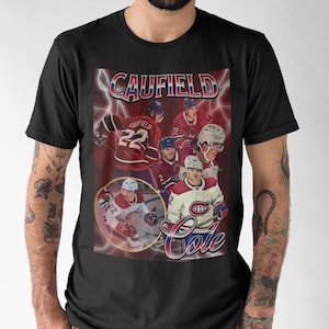 Cole Caufield Vintage 90s Montreal Canadiens NHL Hockey Design Retro Bootleg Gift Classic Graphic Unisex T-Shirt Limited Edition Habs Shirt