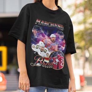 Brad Marchand Shirt Vintage 90s Florida Panthers NHL Hockey Design Retro Bootleg Gift Classic Graphic Tee Unisex T-Shirt Limited Edition