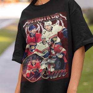 Chemise Sam Reinhart vintage des années 90 Panthers de la Floride LNH Hockey Design rétro Bootleg cadeau T-shirt graphique classique T-shirt unisexe édition limitée