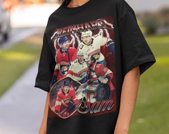 Sam Reinhart Shirt Vintage 90s Florida Panthers NHL Hockey Design Retro Bootleg Gift Classic Graphic Tee Unisex T-Shirt Limited Edition