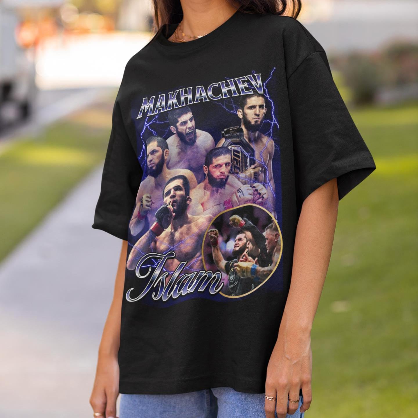 イスラム・マカチェフ 90年代 UFC シャツ グラフィックスタイル T 