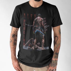 アレックス・ペレイラ 90年代 UFC シャツ グラフィックスタイル アレックス・ペレイラ Tシャツ キックボクシング Tシャツ ヴィンテージ オーバーサイズ スポーツ Tシャツ レトロ ボクサー MMA ブートレッグ ギフト MMA