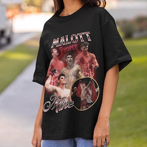 Mike Malott Vintage Style UFC mma T-Shirt Retro 90&#39;s style Bootleg T-Shirt Oversized Sport Tee gift for ufc UFC T-shirt Canada Shirt Champ