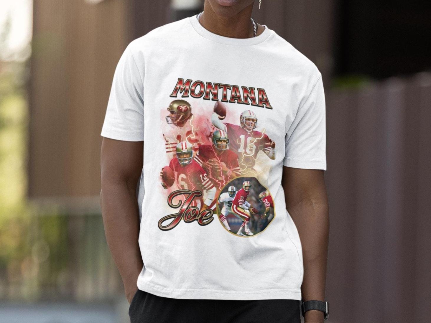ジョー・モンタナ NFL 49ers ヴィンテージ 90年代 グラフィック