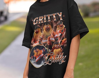 Gritty Philadelphia Flyers Shirt Vintage Flyers NHL Fan Hockey Design Retro Bootleg Gift Classic Graphic Tee Unisex T-Shirt Limited Edition