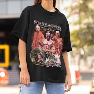 Alexander Volkanovski Vintage Style UFC mma T-Shirt Retro 90&#39;s style Bootleg T-Shirt Oversized Sport Tee gift for UFC T-shirt Shirt Champ
