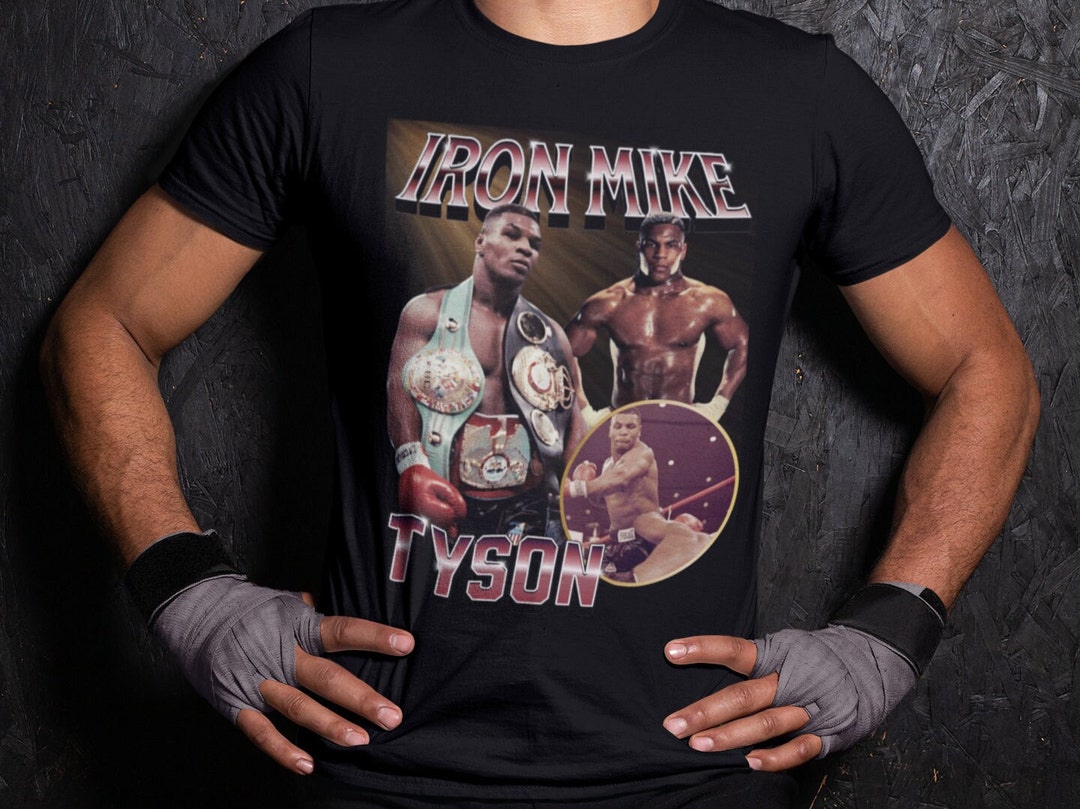 Iron Mike Tyson Bootleg T-shirt Vintage Streetwear Boxing Graphic Tee ...