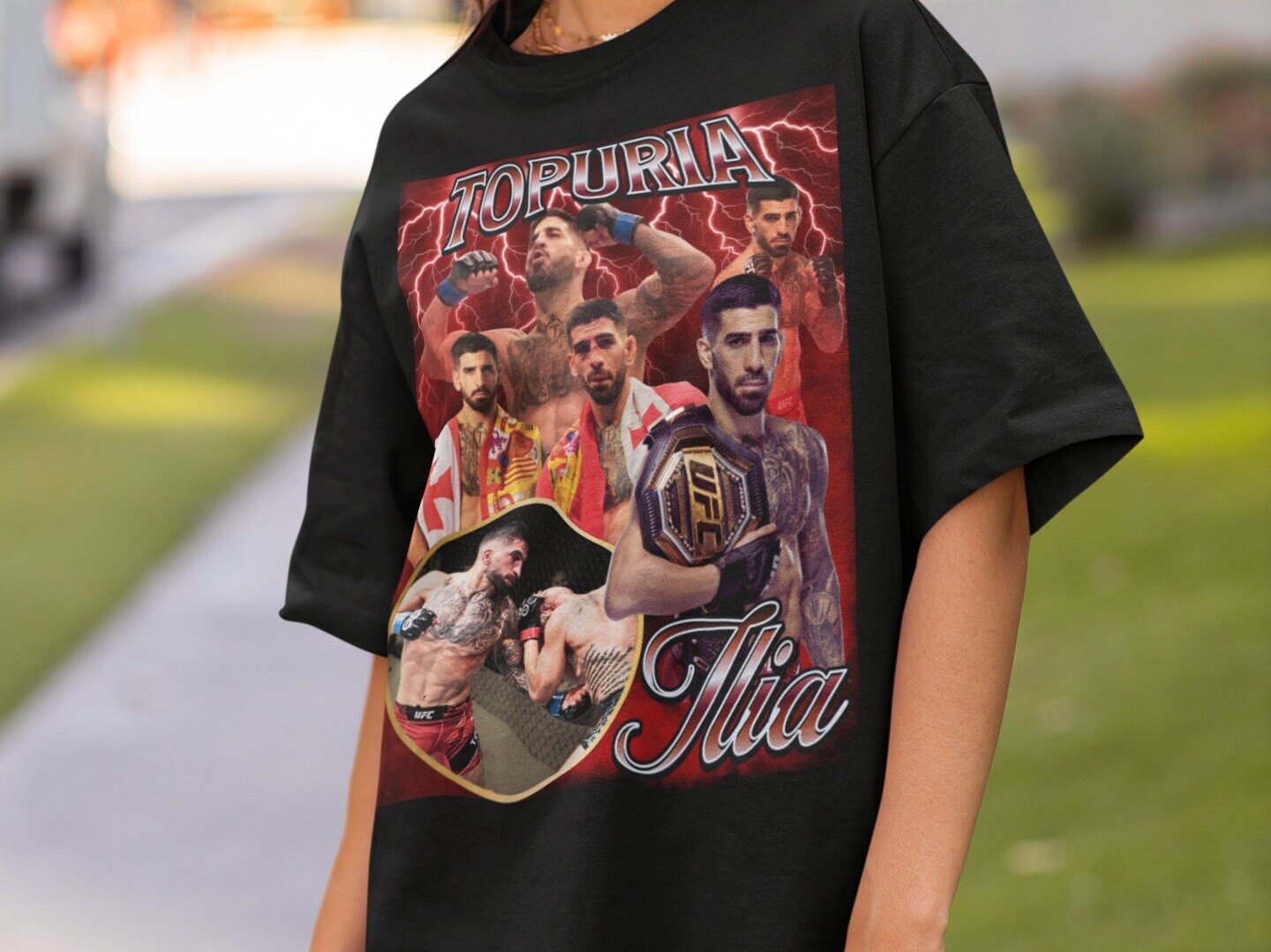 格闘技 イリア トプリア Ilia Topuria UFC ヴィンテージ加工