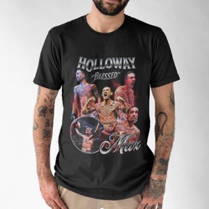 Camiseta de UFC de los años 90 con diseño gráfico de Max Holloway, camiseta de kickboxing, camiseta deportiva vintage de gran tamaño, camiseta retro de boxeador, regalo pirata de MMA.