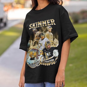 Stuart Skinner Penguins Shirt Vintage Pittsburgh NHL Fan Hockey Design Retro Bootleg Gift Classic Graphic Tee Unisex T-Shirt Limited Edition