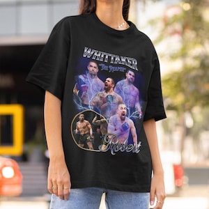Robert Whittaker Vintage Style UFC mma T-Shirt Retro 90&#39;s style Bootleg T-Shirt Oversized Sport Tee gift for ufc UFC T-shirt Shirt Champ