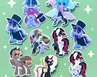 Fallout Equestria Tamers12345 MLP Fandom Vinyl Stickers