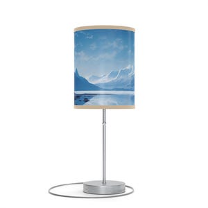 Stunning landscapes Lamp shade on a Stand, US|CA plug