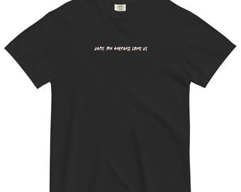 Until the Darkness Claims Us & Witchling Tee - Comfort Colors Front and Back Print - The Thirteen Shirt