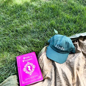 Birds - Embroidered Dad Hat - Minimalist Hiking Outdoorsman Hat for Bird Watchers and Lovers image 3