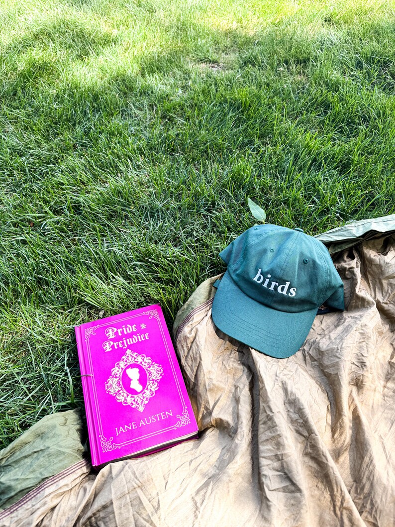 Birds - Embroidered Dad Hat - Minimalist Hiking Outdoorsman Hat for Bird Watchers and Lovers image 3