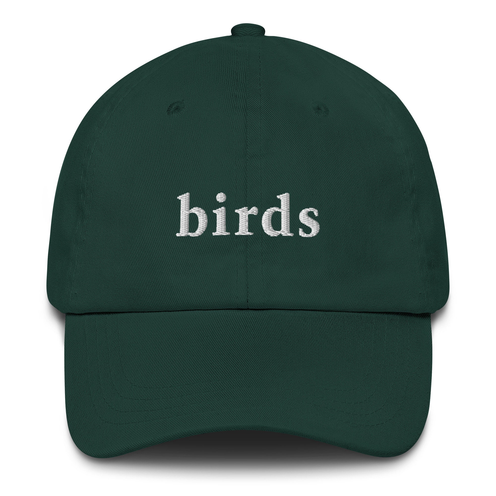 Birds - Embroidered Dad Hat - Minimalist Hiking Outdoorsman Hat for Bird Watchers and Lovers