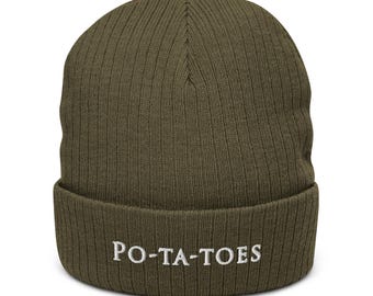 Patatas - Gorro de punto bordado - ¡Para amantes de la fantasía!