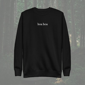 hoa hoa - Embroidered Premium Sweatshirt - Twilight Inspired