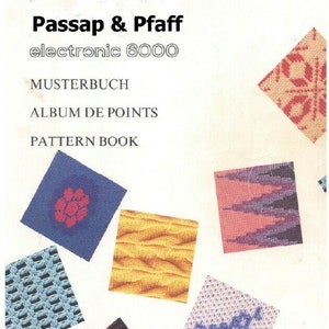 Passap E6000 Digital Pattern Book