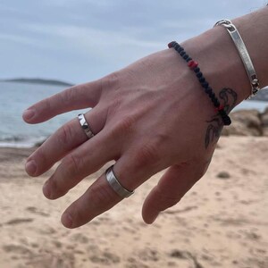 Bracelet homme "Corail", bracelet homme fin, bracelet solide homme