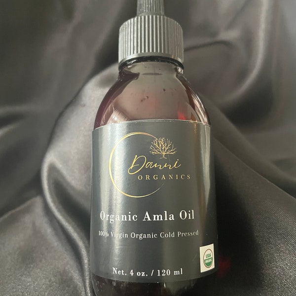 Cold pressed Organic Amla Oil for face body and hair - ultra moisturizing and all natural