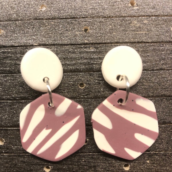 Handmade Polymer clay earrings -