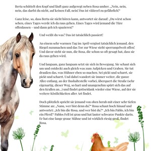 Pink goes for a walk chicken story for children aged 3 10 years, instant printable PDF. plus audio file, kindergarten, family, school, image 3