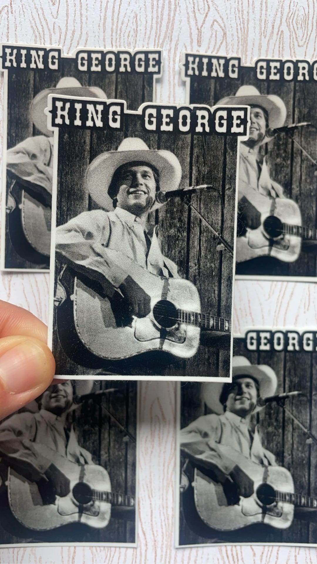 George Strait Sticker King George Sticker Sticker for Record Case ...