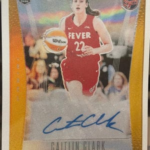 Caitlin Clark 8x10 efeito brilhante auto personalizado retrato arte de parede cartão laminado wnba febre de Indiana