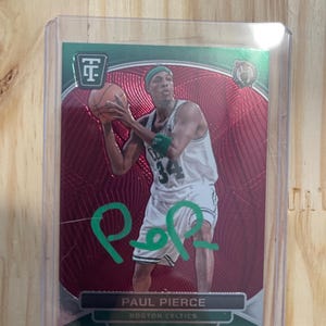 Paul Pierce Autogramm auf Karte Auto Boston Celtics Basketball-Karte kommt mit COA