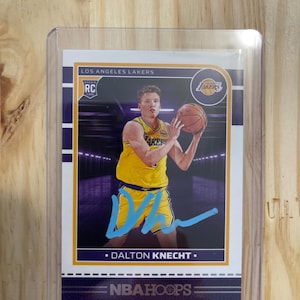 Dalton Knecht Autogramm Rookie Los Angeles Lakers Basketball Karte kommt mit COA