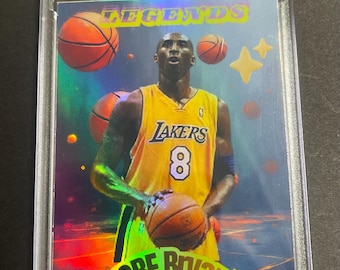 Kobe Bryant custom novelty refractor mamba mentality legends lakers basketball card