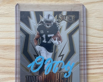 Davante Adams Autograph on card Auto Raiders football card