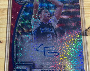 Cooper Flagg Custom Novelty Jumbo 5x7 speckle refractor Basketball card Duke University Facsimile