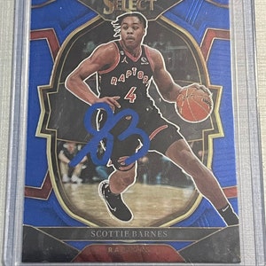 Scottie Barnes On Card Carte de basket-ball autographe Toronto Raptors