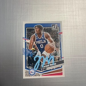 Tyrese Maxey Auto Basketball Karte Philadelphia 76ers