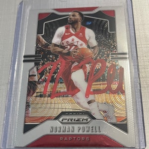 Norman Powell Auto sur carte Autographe carte de basket-ball des Raptors de Toronto