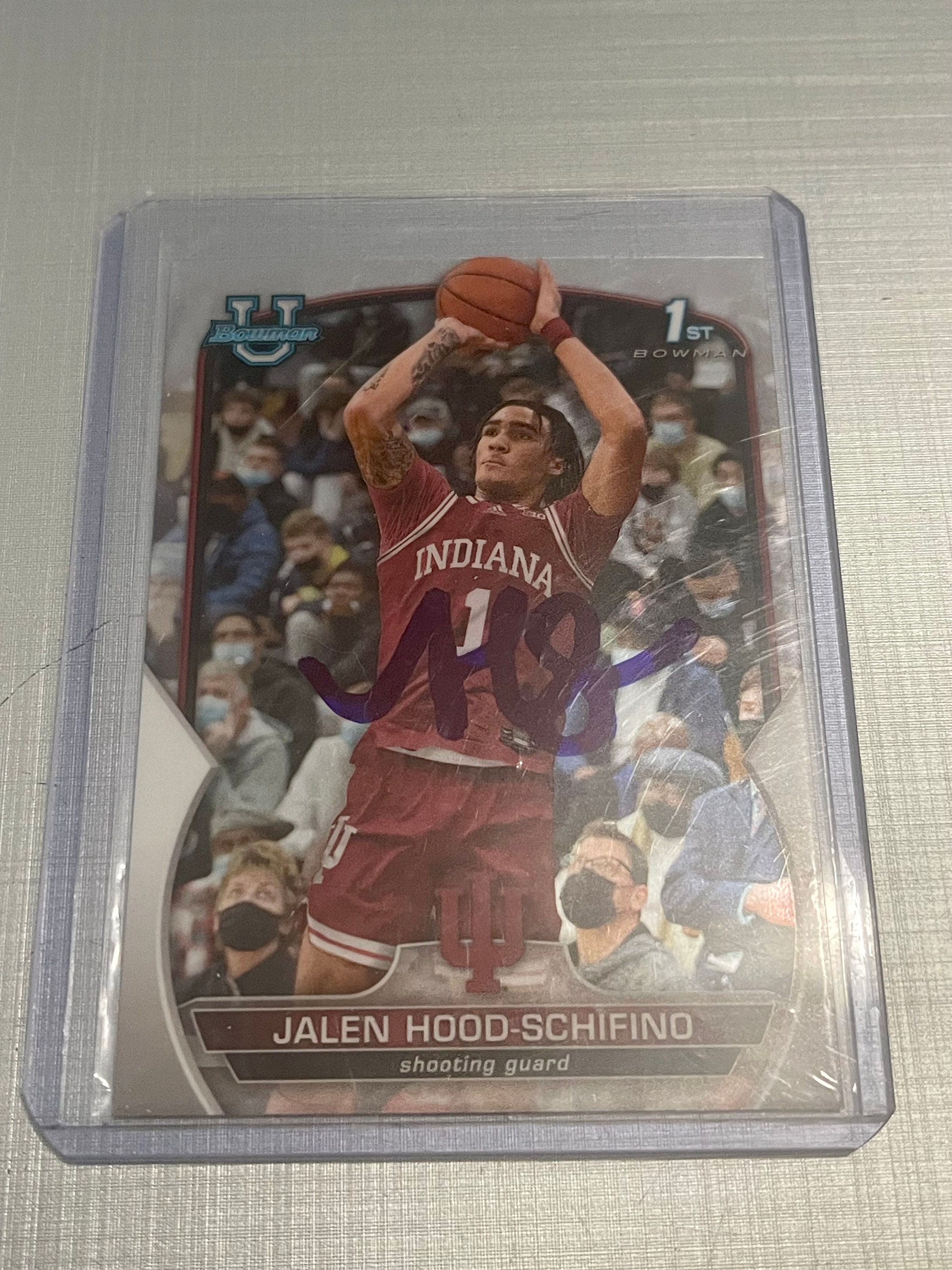 Jalen Hood-Schifino NBA auto 自筆 /25シリ RC