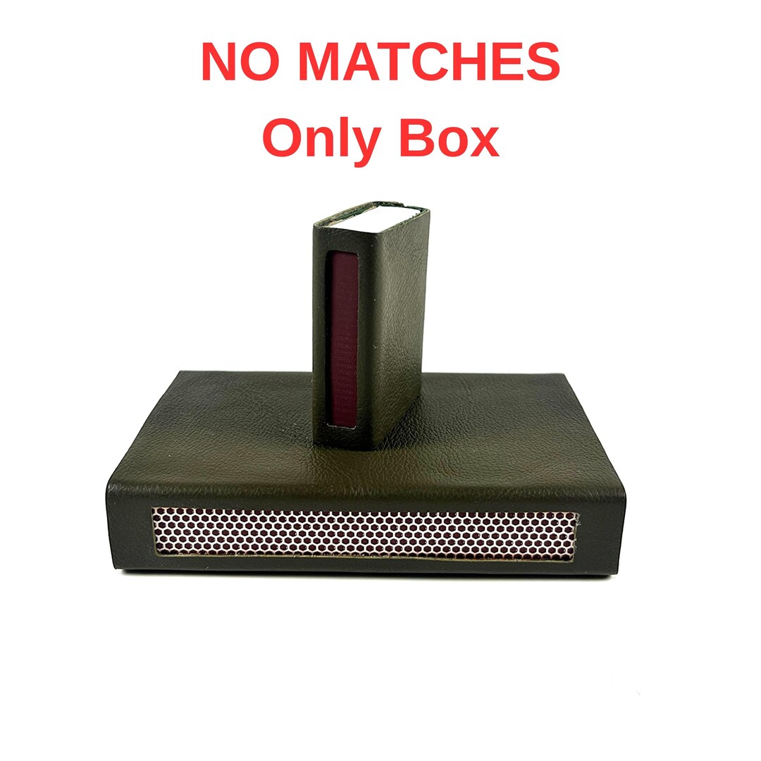 Handcrafted Leather Matchbox, Personalized Gift, NO MATCHES - Etsy