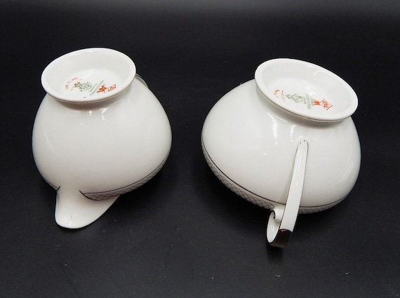 Tirschenreuth the Elgin Sugar & Creamer Bavaria Germany Silver