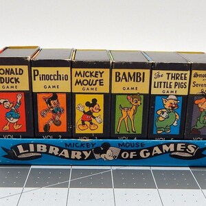 Mickey Mouse Library of Games - Etsy