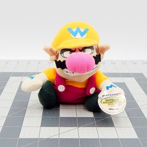 BD&A Nintendo Super Mario Wario Bean Bag Plush Doll W/hang Tag
