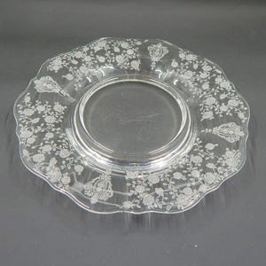 Cambridge Rose Point Plate - Etsy