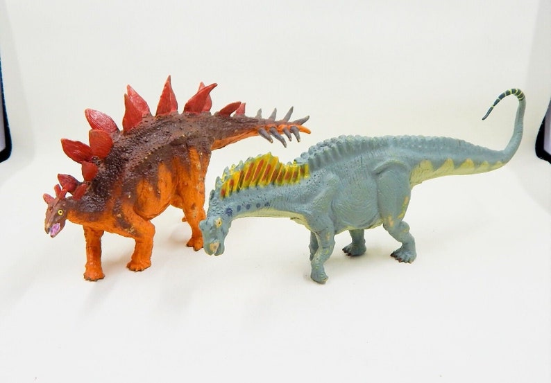 Battat Boston Science Museum Amargasaurus and Stegosaurus Etsy