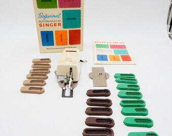 Singer Professional Buttonholer 102991 Original Box Slant Needle Zig Zag